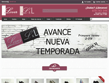 Tablet Screenshot of calzadoslover.com